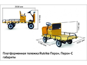 Платформенная электрическая тележка RuTrike ПЕРОН - Фото 7