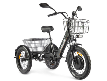 Электровелосипед GREEN CITY e-ALFA Trike (черный)